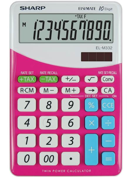 SHARP kalkulator ELM332BPK, 10M, namizni