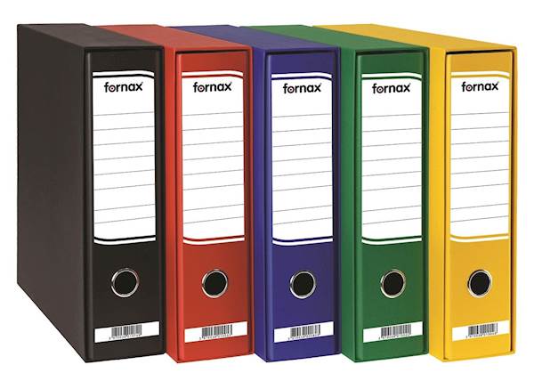 Fornax registrator v škatli Fornax A4, 80 mm, zelen