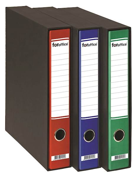 Fornax registrator v škatli Foroffice A4, 60 mm, zelen