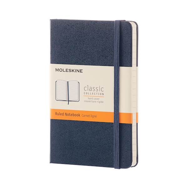 Moleskine notebook, Pocket, črtni, trde platnice