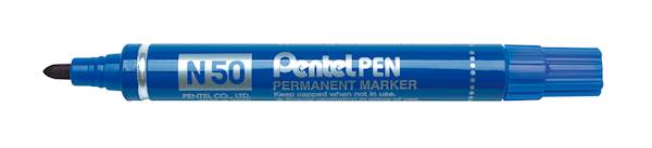 Pentel marker permanentni N50, moder