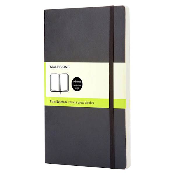 Moleskine notebook, LG, brezčrtni, mehke platnice