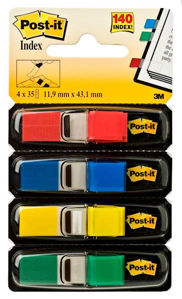 3M označevalec mini Post-it, 683-4, barvni 