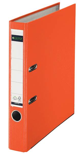 Leitz registrator, A4, 55 mm, oranžen