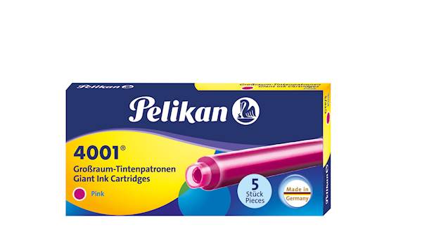 Pelikan črnilni vložek 4001 GTP/5, Pink