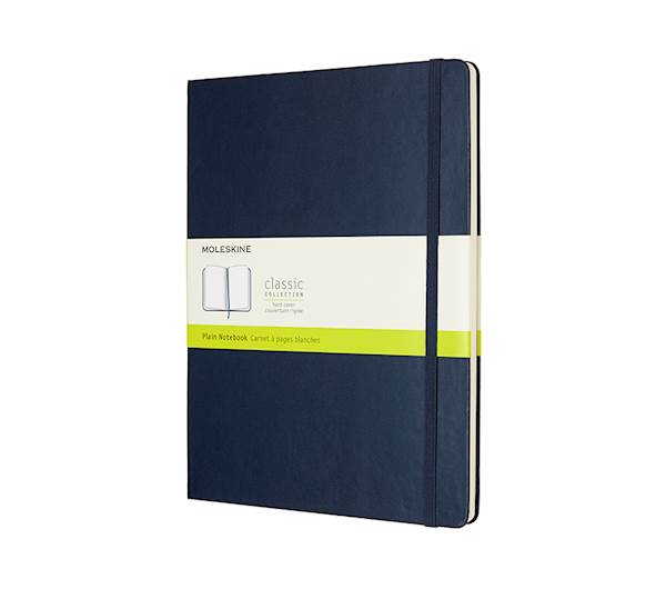 Moleskine notebook, X Large, brezčrtni, trde platnice