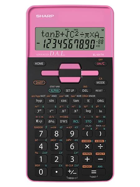 SHARP kalkulator EL531THBPK, 273F, 2V, tehnični