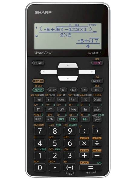 SHARP kalkulator ELW531THWH, 422F, 4V, tehnični