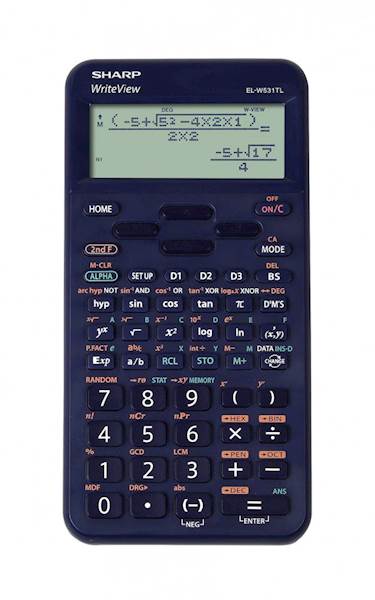 SHARP kalkulator ELW531TLBBL, 420F, 4V, tehnični