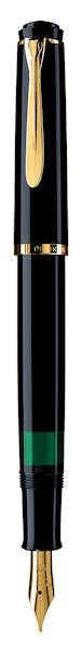 Pelikan nalivno pero M200, črn, M konica, v darilni škatli