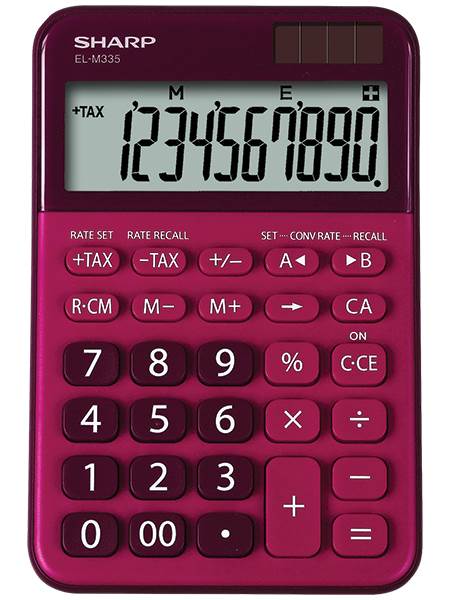 SHARP kalkulator ELM335BRD, 10M, namizni