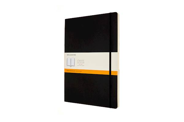 Moleskine notebook, A4, črte, mehke platnice