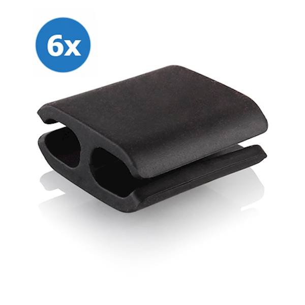 UVI gumijasto kabelsko spenjalo, črno (6x)