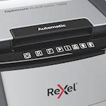 Rexel uničevalec dokumentov Optimum AutoFeed+ 100X, P4, 4x28mm 