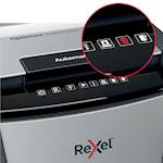 Rexel samodejni uničevalec dokumentov Optimum AutoFeed+ 750M P5 2x15mm 