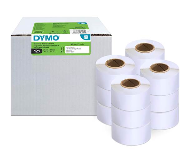 DYMO LW nalepke 28 x 89mm, 99010, pakiranje 12/1
