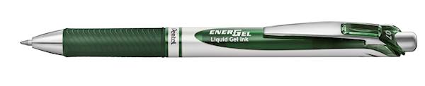 Pentel roler gel EnerGel BL77-D3 0.7mm, temno zelena