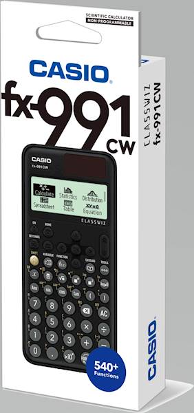 CASIO kalkulator FX-991CW, 540+F, 4V, tehnični